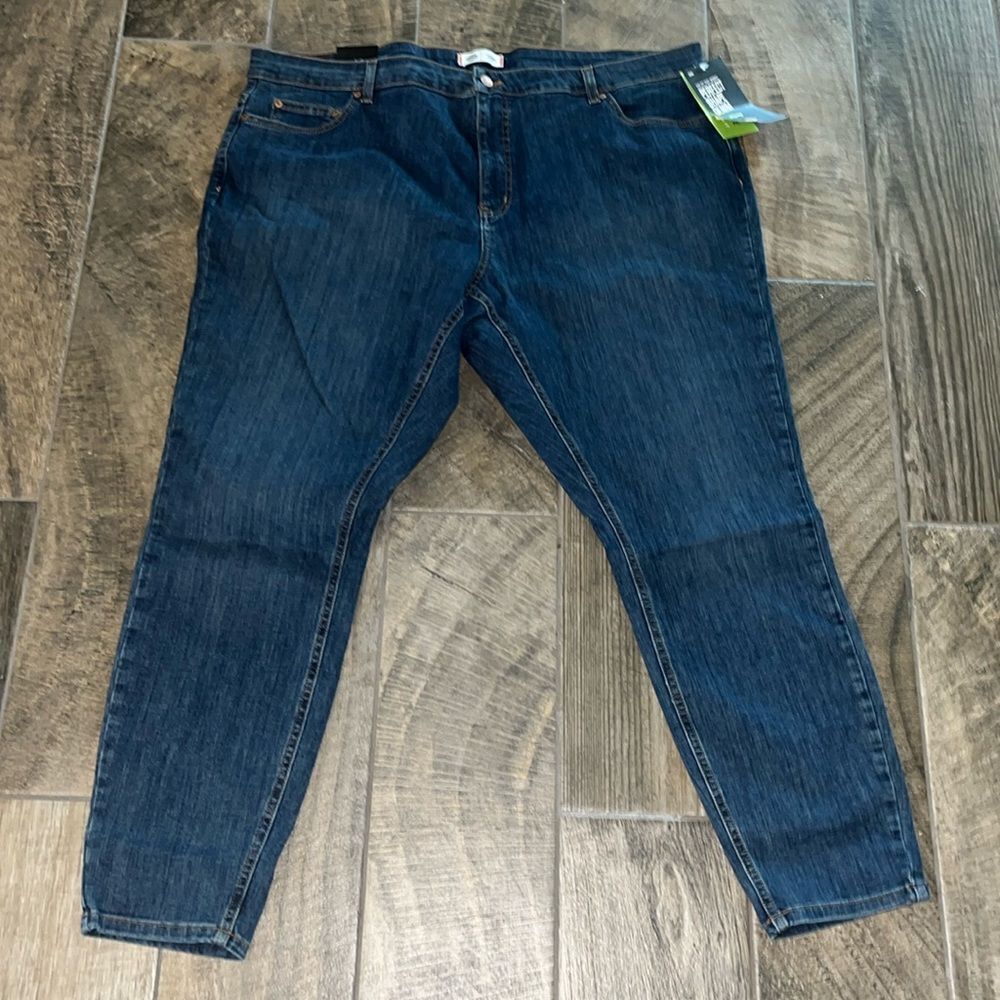 Nwt Dickies dark wash skinny jeans